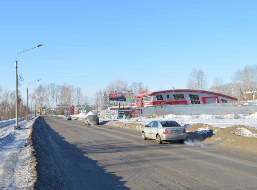 Фотография рекламного носителя, тип: Билборд 3x6, адрес: Железногорск г., Красноярская ул., д.9/1, Красноярск, Красноярский край, Россия. Сторона А №745126