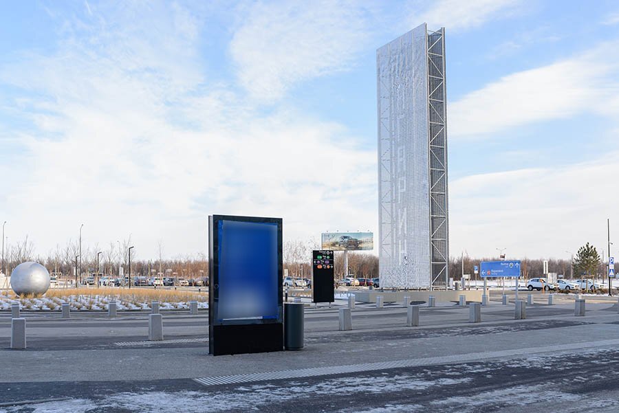 Фотография рекламного носителя, тип: Ситиформат 1.8x1.2, адрес: Привокзальная пл., поз.2, Саратов, Саратовская область, Россия. Сторона A №1017606