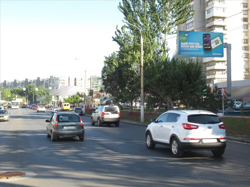 Фотография рекламного носителя, тип: Билборд 3x6, адрес: Героев Сталинграда пр-т., напротив дома 52, Волгоград, Волгоградская область, Россия. Сторона А №354151