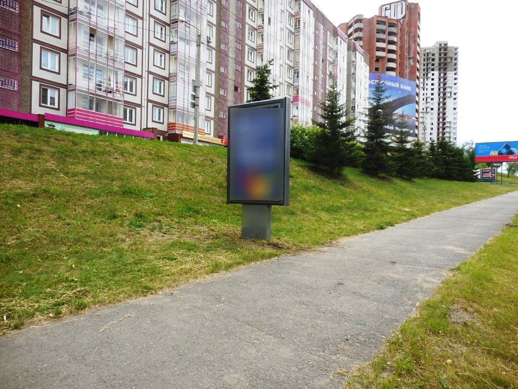 Фотография рекламного носителя, тип: Ситиформат 1.8x1.2, адрес: Копылова ул., д.17, Красноярск, Красноярский край, Россия. Сторона В №583068