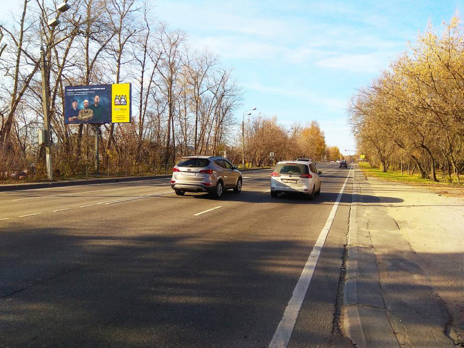 Фотография рекламного носителя, тип: Билборд 3x6, адрес: Волоколамское ш., 33 800м, Нахабино, Московская область, Россия. Сторона Б №722698