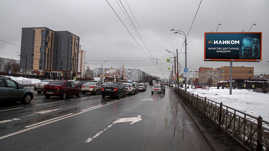 Фотография рекламного носителя, тип: Билборд 3x6, адрес: Юлиуса Фучика ул., при движении от ул.Академика Завойского в сторону ул.Кул Гали, Казань, Республика Татарстан, Россия. Сторона А №679155