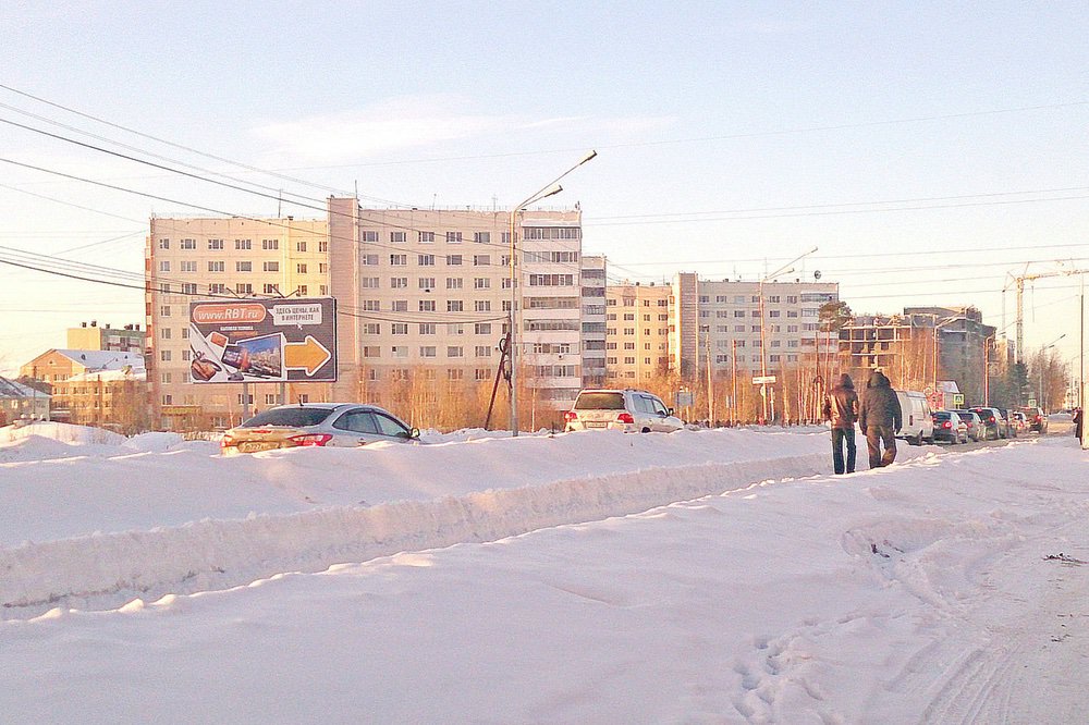 Фотография рекламного носителя, тип: Билборд 3x6, адрес: Магистарльная ул. Х Солнечная ул., Пыть-Ях, Ханты-Мансийский автономный округ – Югра, Россия. Сторона Б №676788