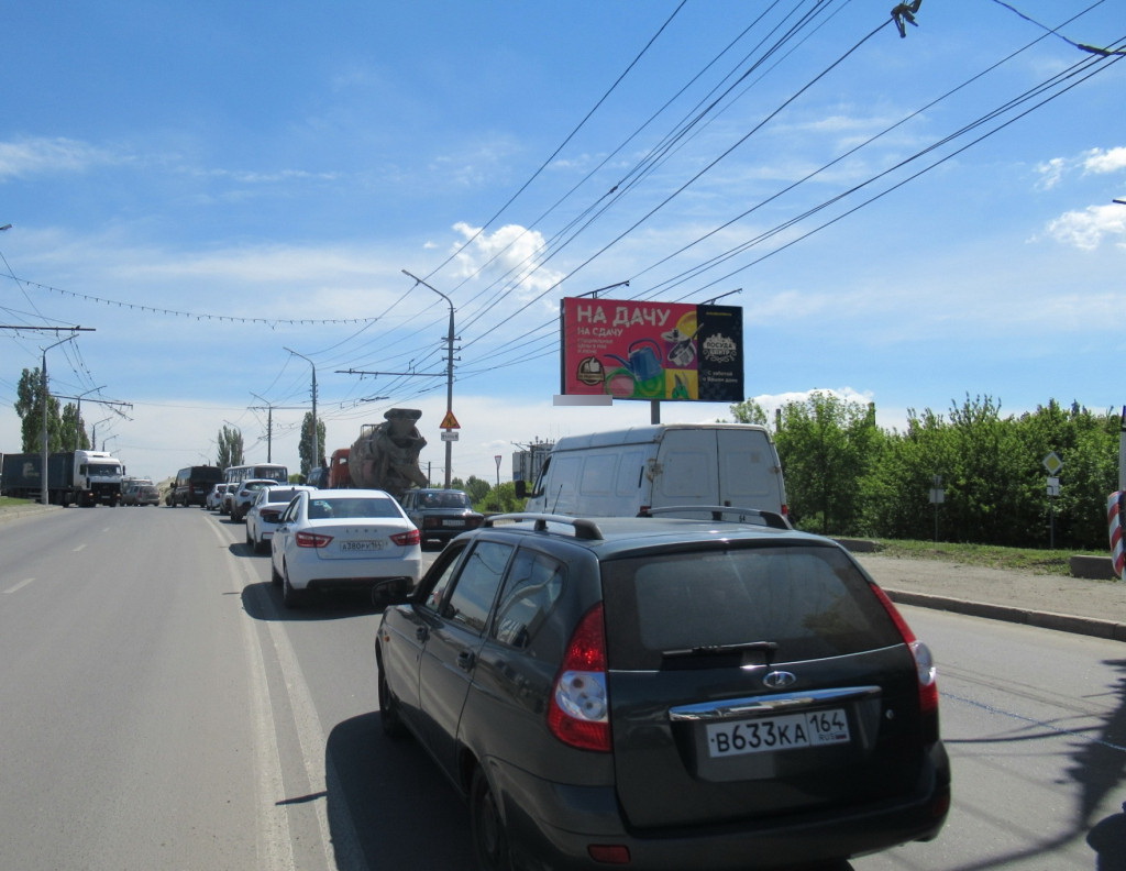 Фотография рекламного носителя, тип: Билборд 3x6, адрес: Московское ш., д.1, Саратов, Саратовская область, Россия. Сторона А №819371