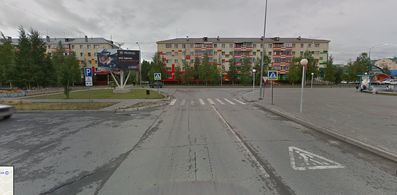 Фотография рекламного носителя, тип: Билборд 3x6, адрес: Белоярский г., Центральная ул., д.3, Сургут, Ханты-Мансийский автономный округ – Югра, Россия. Сторона В №784799