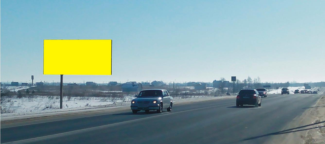 Фотография рекламного носителя, тип: Билборд 3x6, адрес: Орел-Ливны а/д., 5 620м, Орел, Орловская область, Россия. Сторона А №294309