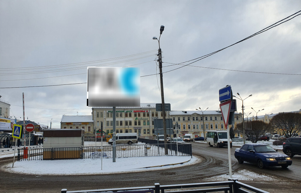 Фотография рекламного носителя, тип: Билборд 3x4, адрес: Кашена ул., Автостоянка, Смоленск, Смоленская область, Россия. Сторона Б №857279