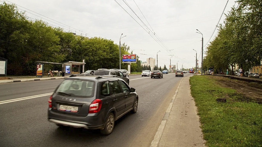 Фотография рекламного носителя, тип: Билборд 3x6, адрес: Казанское ш., напротив в/ч, Нижний Новгород, Нижегородская область, Россия. Сторона Б1-Б10 №761021