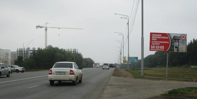 Фотография рекламного носителя, тип: Билборд 3x6, адрес: Усть-Курдюмское ш., поз.1, Саратов, Саратовская область, Россия. Сторона А №1078102