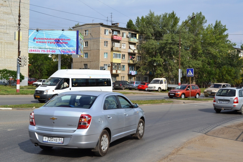 Фотография рекламного носителя, тип: Билборд 3x6, адрес: Урожайная ул. Х М.Расковой ул., Энгельс, Саратовская область, Россия. Сторона Б №532871
