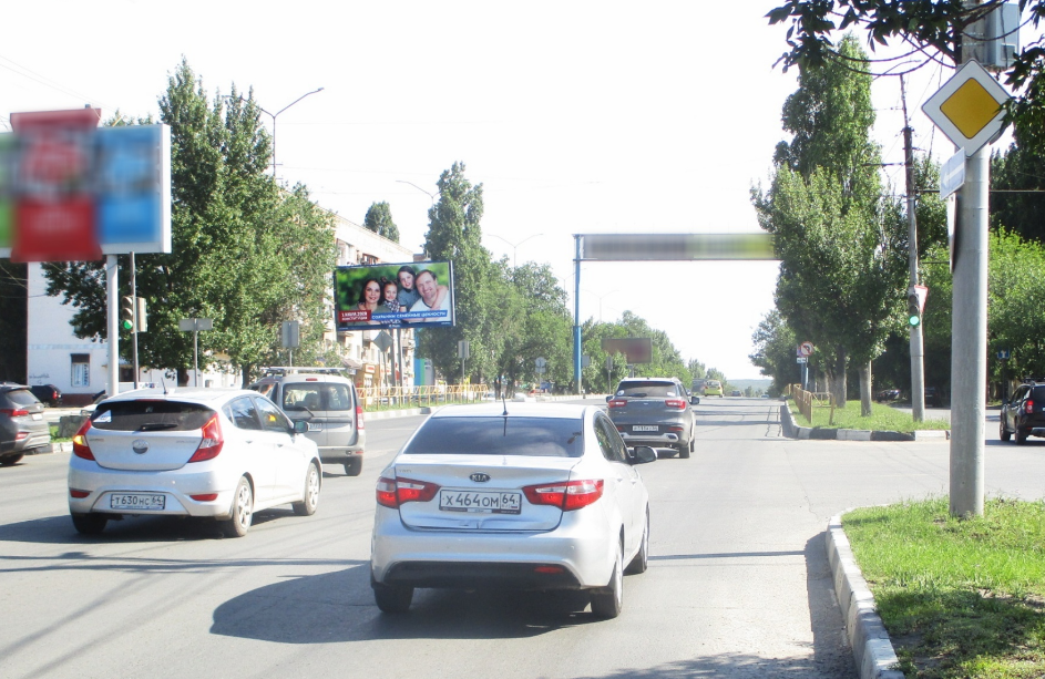 Фотография рекламного носителя, тип: Билборд 3x6, адрес: Академика Антонова ул. X Строителей пр-т., поз.1, Саратов, Саратовская область, Россия. Сторона Б №673746