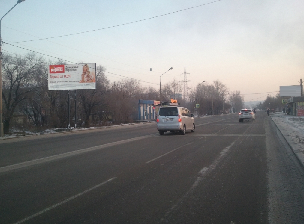 Фотография рекламного носителя, тип: Билборд 3x6, адрес: Говорова ул. Х Волжская ул., д.21, Красноярск, Красноярский край, Россия. Сторона Б №417492