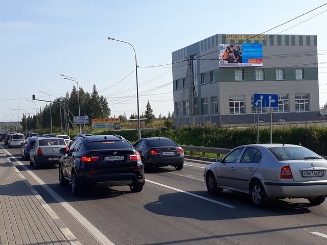 Фотография рекламного носителя, тип: Билборд 3x6, адрес: Тульское ш., строительный гипермаркет, Калуга, Калужская область, Россия. Сторона A1-A10 №764664