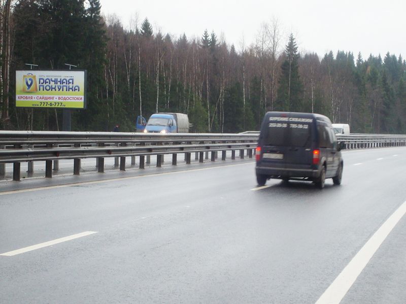 Фотография рекламного носителя, тип: Билборд 3x6, адрес: Новоприозерское ш., 5 140м, Ленинградская область, Россия. Сторона Б №479061