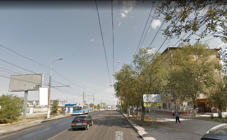 Фотография рекламного носителя, тип: Панель-кронштейн, адрес: Ополченская ул., ост. Кинотеатр Старт, Волгоград, Волгоградская область, Россия. Сторона А №1097140