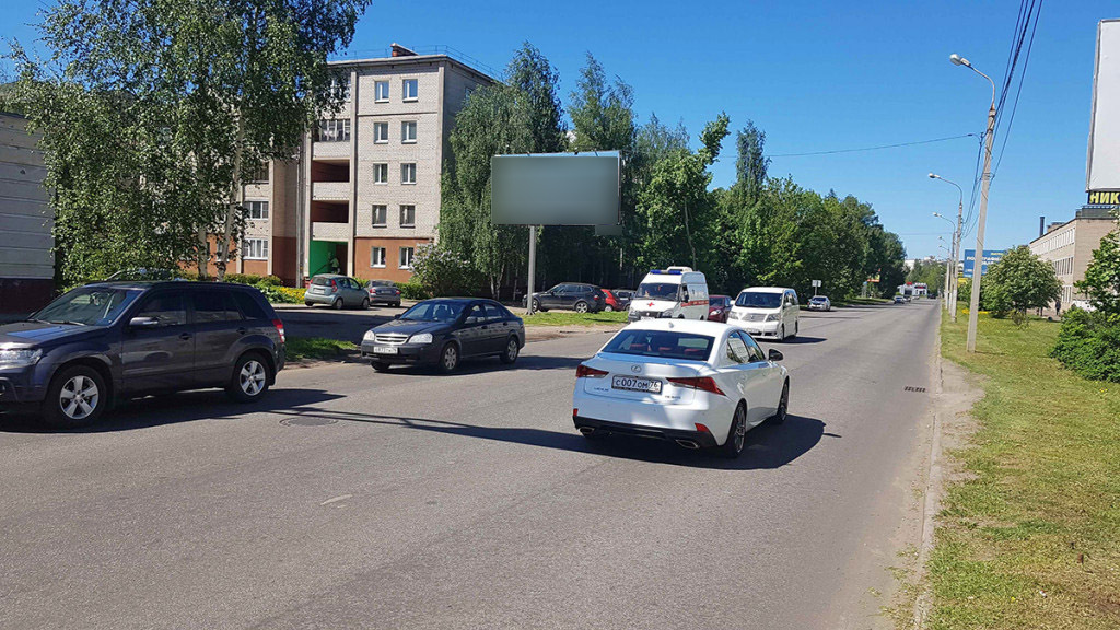 Фотография рекламного носителя, тип: Билборд 3x6, адрес: Нагорная ул., д.3, Ярославль, Ярославская область, Россия. Сторона В №572226