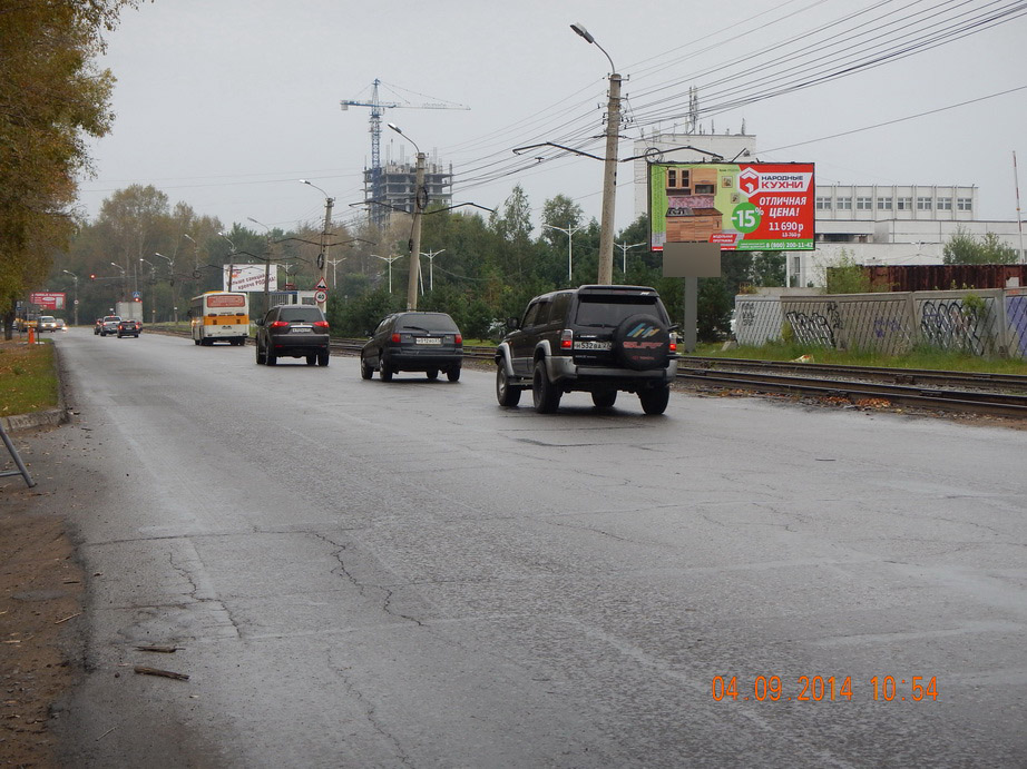 Фотография рекламного носителя, тип: Билборд 3x6, адрес: Тихоокеанская ул., поз.2, Хабаровск, Хабаровский край, Россия. Сторона А №481824