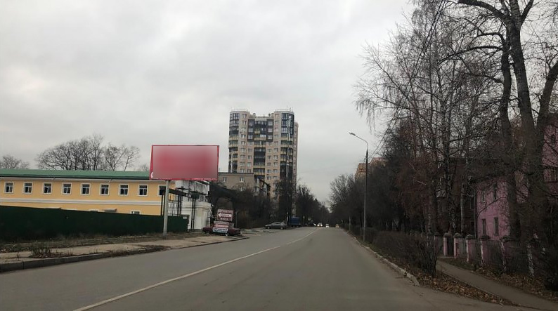 Фотография рекламного носителя, тип: Билборд 3x6, адрес: 50 лет ВЛКСМ ул., д.34, Пушкино, Московская область, Россия. Сторона Б №725058