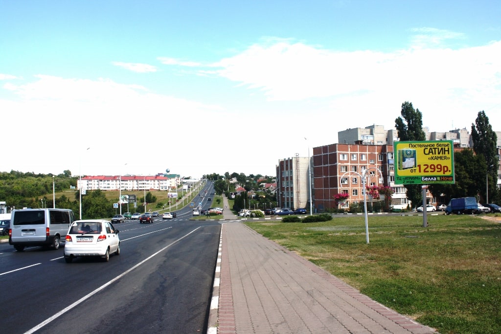 Фотография рекламного носителя, тип: Билборд 3x4, адрес: Севастопольская ул. X 2 Академическая ул., Губкин, Белгородская область, Россия. Сторона A №1010335