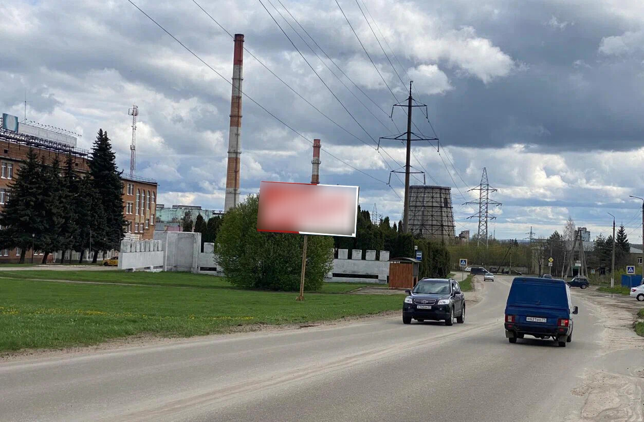 Фотография рекламного носителя, тип: Билборд 3x6, адрес: Строителей ул., н-в проходных ЕЗСК, Ефремов, Тульская область, Россия. Сторона B №1078773