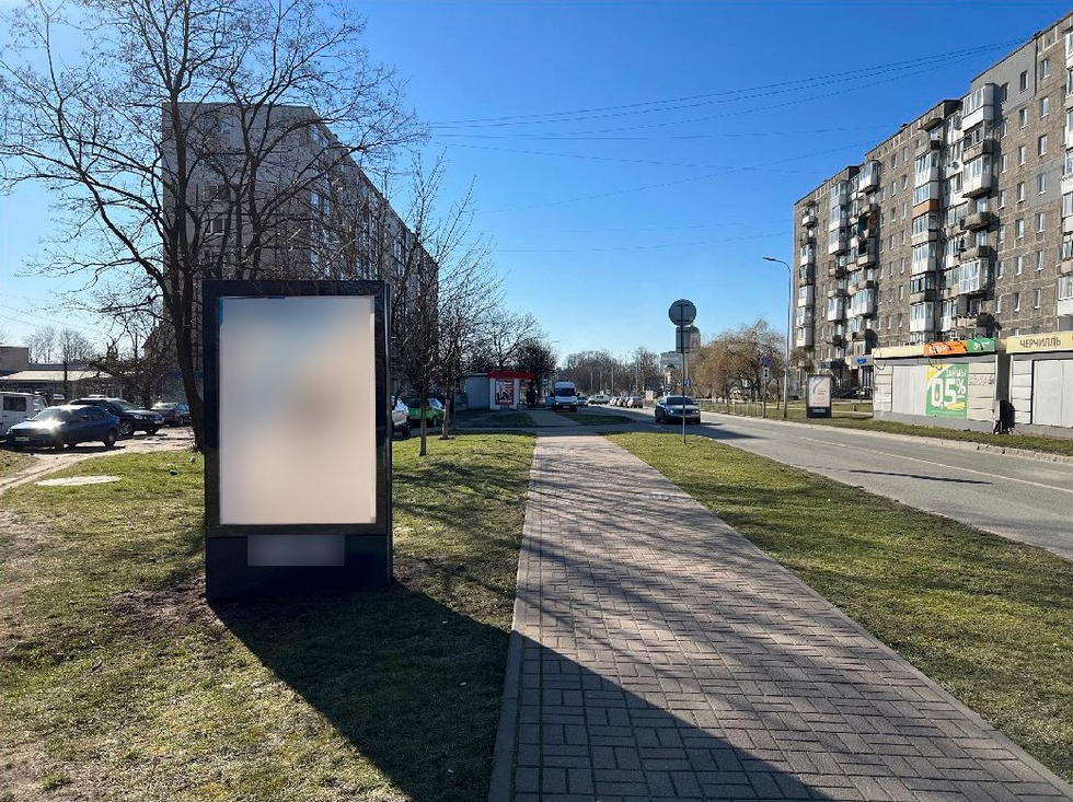 Фотография рекламного носителя, тип: Ситиформат 1.8x1.2, адрес: Балтийск г., Ленина пр-т., д.66, Калининград, Калининградская область, Россия. Сторона Б №1030051
