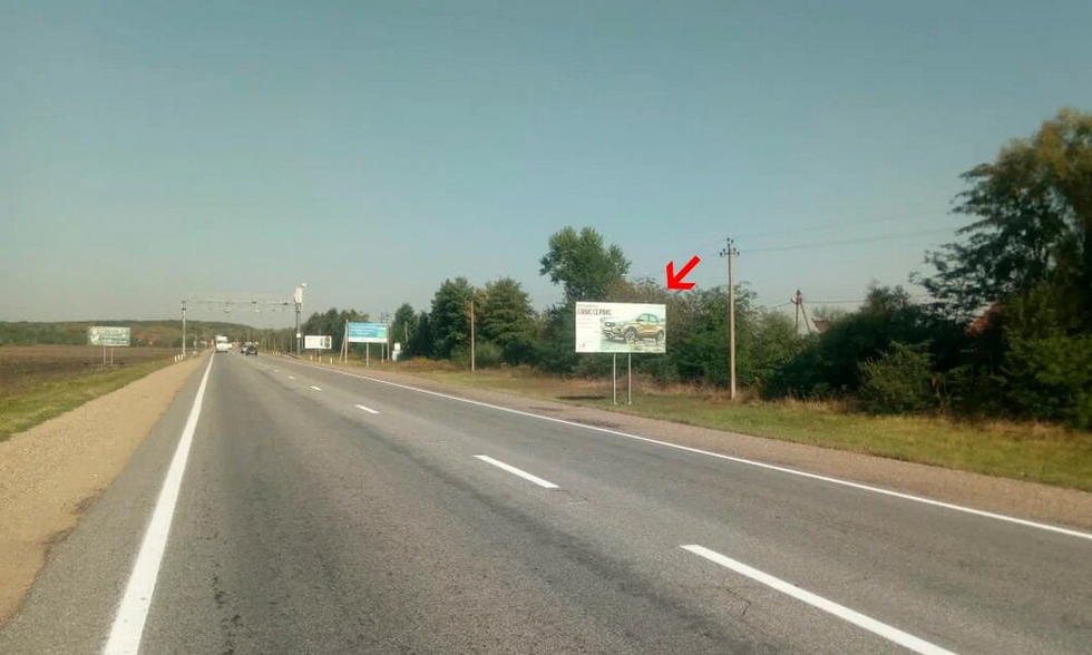 Фотография рекламного носителя, тип: Билборд 3x6, адрес: Майкоп-Усть-Лабинск-Кореновск а/д., поз.3, Майкоп, Республика Адыгея, Россия. Сторона А №1026023