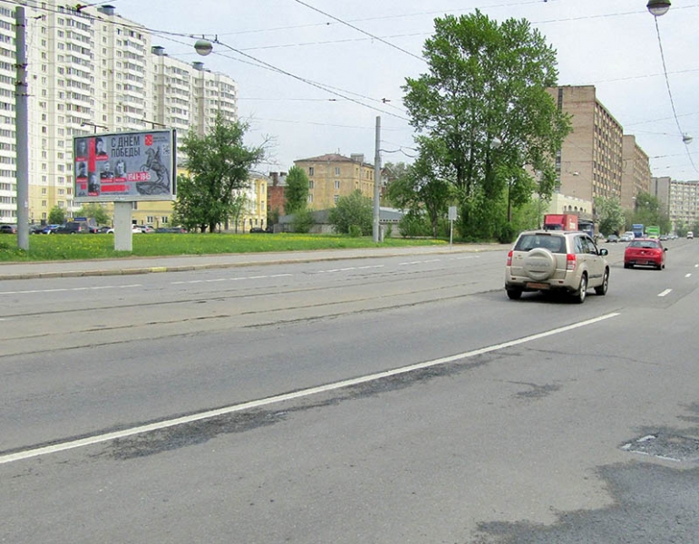 Фотография рекламного носителя, тип: Билборд 3x6, адрес: Трефолева ул., д.42, корп.3, поз.2, Санкт-Петербург, Россия. Сторона В №639172