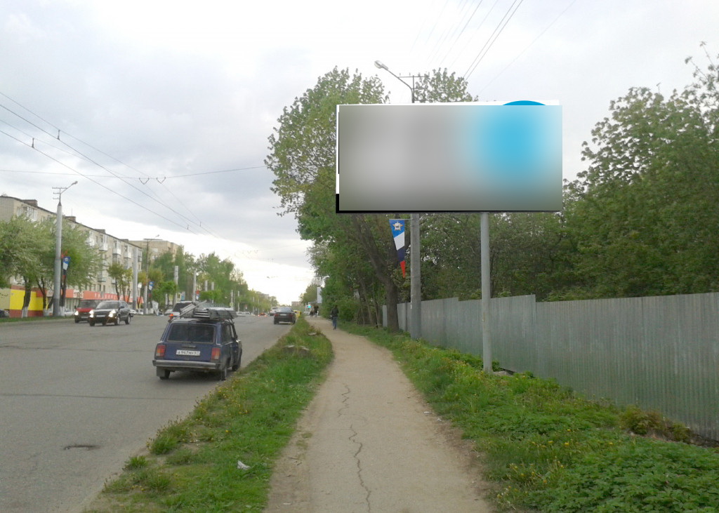 Фотография рекламного носителя, тип: Билборд 3x6, адрес: Шевченко ул., д.57, Смоленск, Смоленская область, Россия. Сторона А №857369