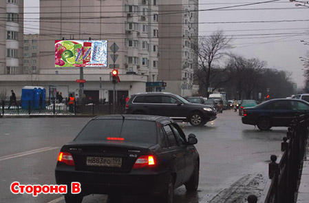 Фотография рекламного носителя, тип: Билборд 3x6, адрес: Владимирская 2-я ул., д.45 Х Зеленый пр-т., Москва, Россия. Сторона Б №449631