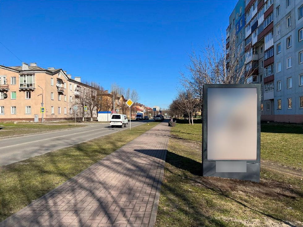 Фотография рекламного носителя, тип: Ситиформат 1.8x1.2, адрес: Балтийск г., Ленина пр-т., д.66, Калининград, Калининградская область, Россия. Сторона А №1030050