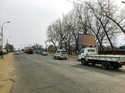Фотография рекламного носителя, тип: Билборд 3x6, адрес: 60 летия Октября пр-т. Х Суворова ул., д.73, корп.5, Хабаровск, Хабаровский край, Россия. Сторона А №665352