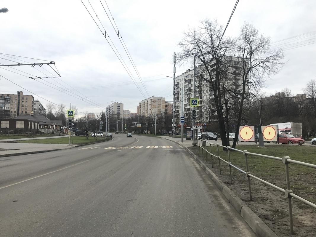 Фотография рекламного носителя, тип: Афиша 1.75x1.8, адрес: Уральская ул., д.19 напротив, стенд 3, Москва, Россия. Сторона А1 №887463