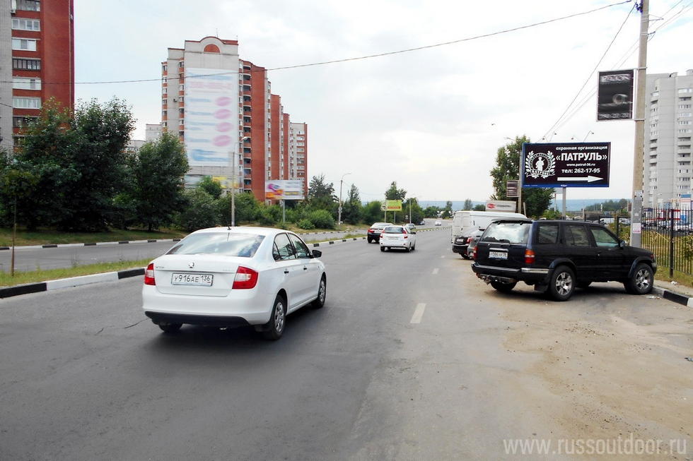 Фотография рекламного носителя, тип: Билборд 3x6, адрес: Победы б-р., д.43, Воронеж, Воронежская область, Россия. Сторона А №489708