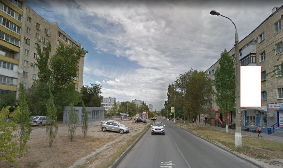 Фотография рекламного носителя, тип: Панель-кронштейн, адрес: Казахская ул., поз.1, Волгоград, Волгоградская область, Россия. Сторона А №1097081