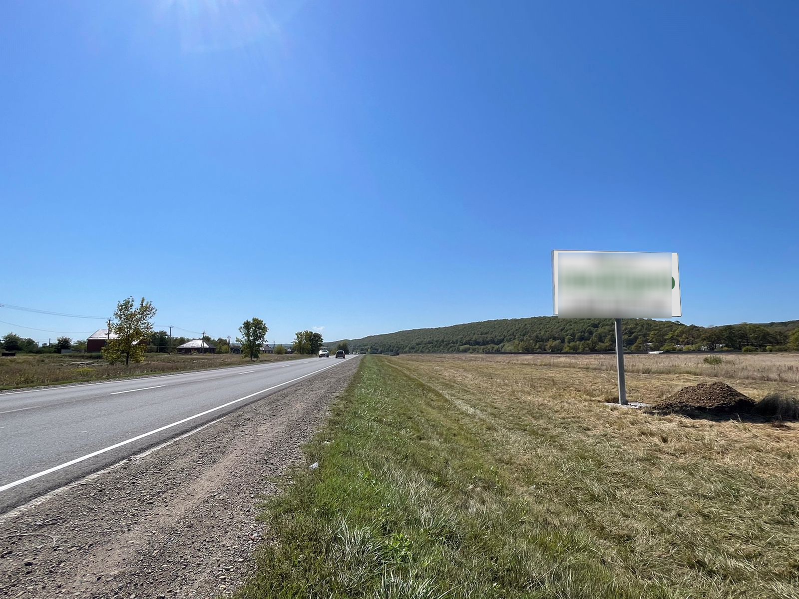 Фотография рекламного носителя, тип: Билборд 3x6, адрес: А-159 а/д, 12 600м, Майкоп, Республика Адыгея, Россия. Сторона A №1325457