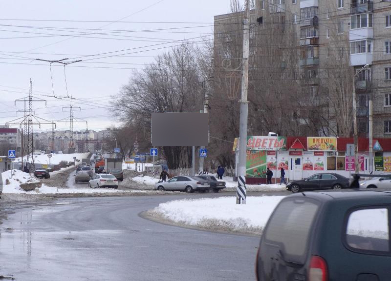 Фотография рекламного носителя, тип: Билборд 3x6, адрес: Тархова ул., д.6 Х Строителей пр-т., Саратов, Саратовская область, Россия. Сторона А №497982