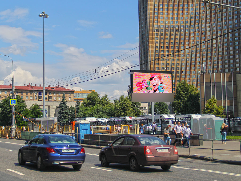 Фотография рекламного носителя, тип: Билборд 3x6, адрес: Мира пр-т., д.150, Москва, Россия. Сторона Аh1-Аh4 №957204