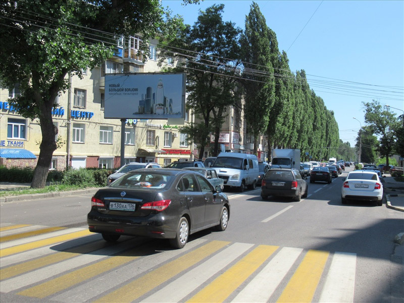 Фотография рекламного носителя, тип: Билборд 3x6, адрес: Урицкого ул. Х Московский пр-т., Воронеж, Воронежская область, Россия. Сторона Б №618088