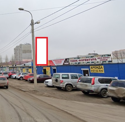 Фотография рекламного носителя, тип: Панель-кронштейн, адрес: Козловская ул., поз.1, Волгоград, Волгоградская область, Россия. Сторона А №1097030