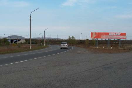 Фотография рекламного носителя, тип: Билборд 3x6, адрес: Саяногорск-Белый Яр-Абакан а/д., поз.1, Абакан, Республика Хакасия, Россия. Сторона A №425629