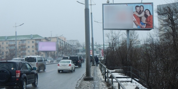 Фотография рекламного носителя, тип: Билборд 3x6, адрес: 100-лет Владивостоку ул., д.57д, Владивосток, Приморский край, Россия. Сторона А1-А3 №767155