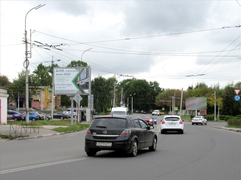 Фотография рекламного носителя, тип: Ситиборд 2.7x3.7, адрес: Касимовское ш., д.8, Рязань, Рязанская область, Россия. Сторона Б1-Б3 №794180