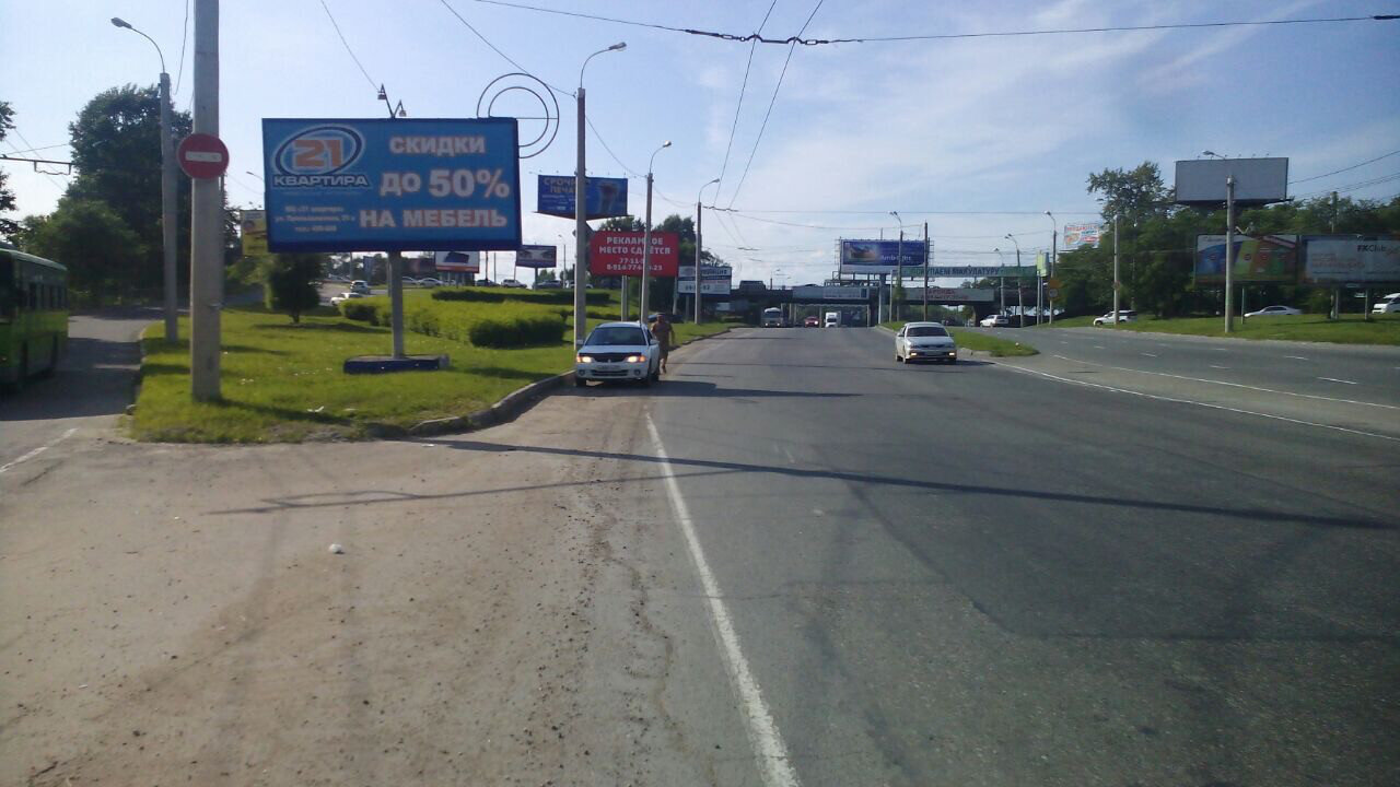 Фотография рекламного носителя, тип: Билборд 3x6, адрес: 60 лет Октября пр-т. Х Карла Маркса ул., Хабаровск, Хабаровский край, Россия. Сторона Б №971423