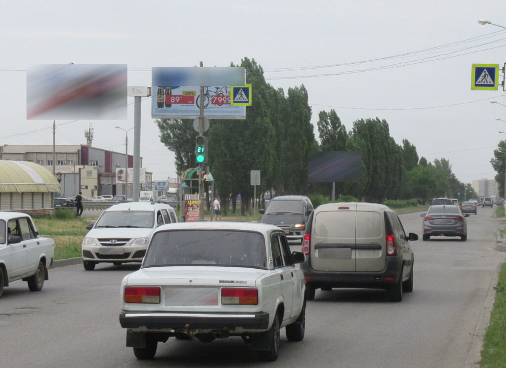 Фотография рекламного носителя, тип: Билборд 3x6, адрес: Землячки ул., ост."8-ой Воздушной Армии ул.", Волгоград, Волгоградская область, Россия. Сторона Б2 (Б) №1000486