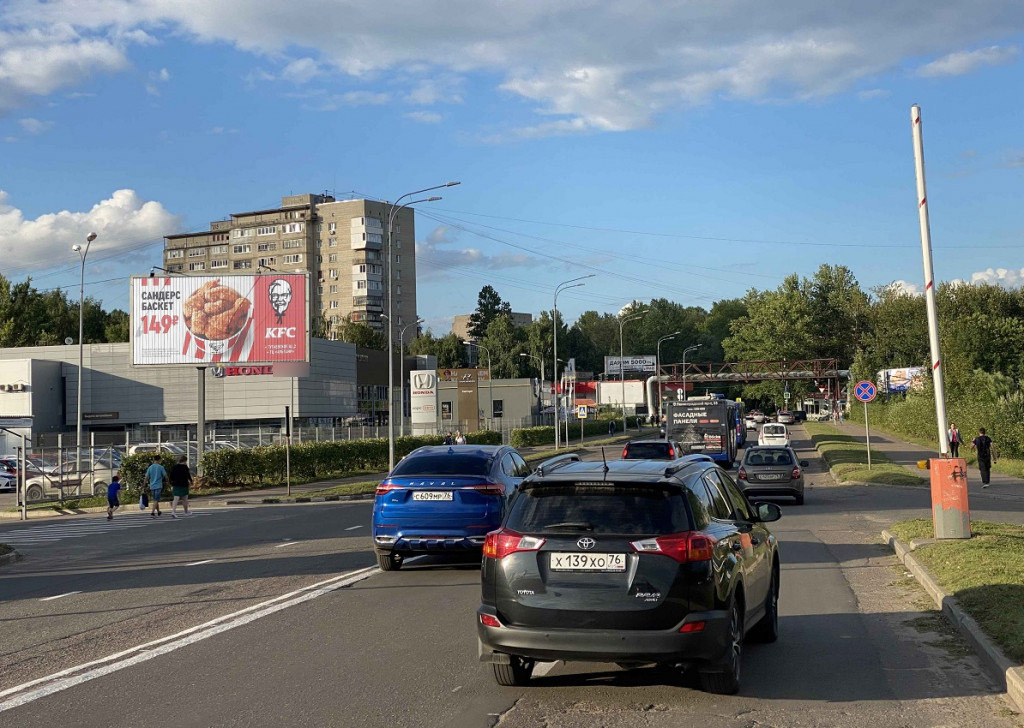Фотография рекламного носителя, тип: Билборд 3x6, адрес: Дорожная ул., д.8, Ярославль, Ярославская область, Россия. Сторона Б №937913