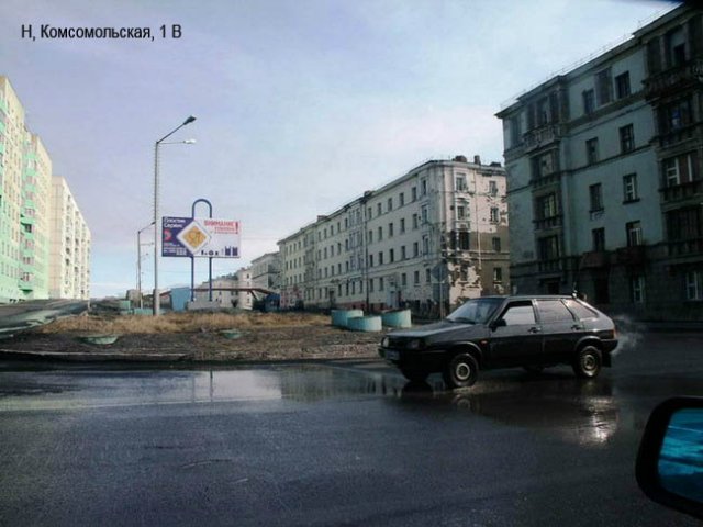 Фотография рекламного носителя, тип: Билборд 3x6, адрес: Комсомольская ул., д.1, Норильск, Красноярский край, Россия. Сторона Б №778367