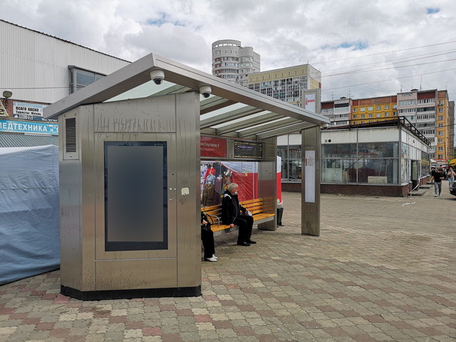 Фотография рекламного носителя, тип: Остановка, адрес: Советской Армии ул., ост. Микрорайон Соцгород 2, Нижний Новгород, Нижегородская область, Россия. Сторона B1-В10 №873281