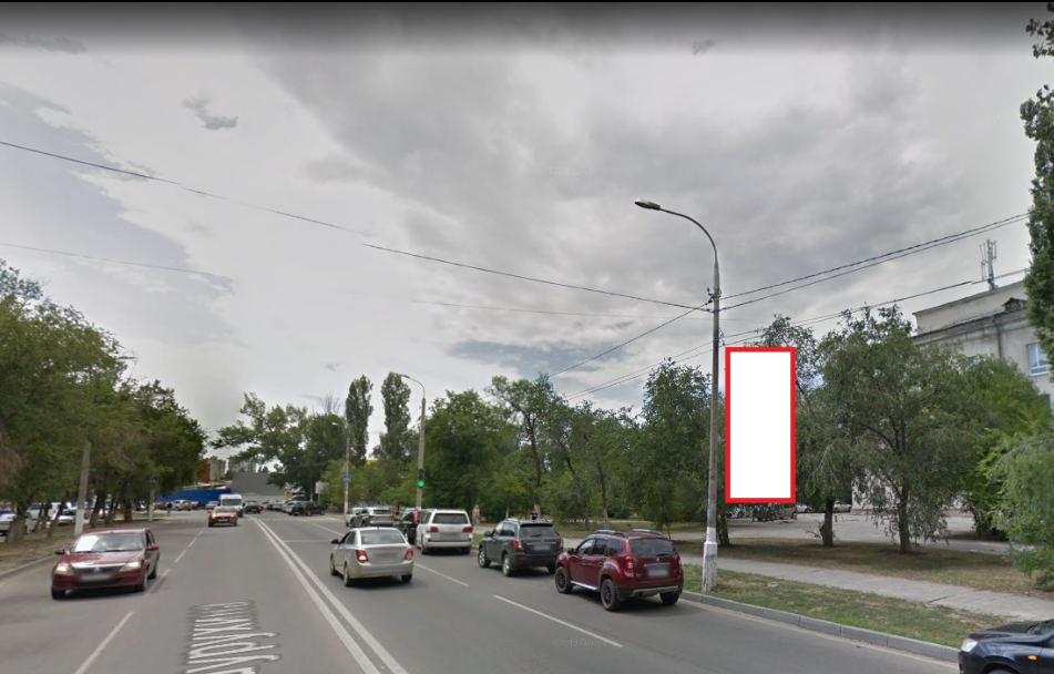 Фотография рекламного носителя, тип: Панель-кронштейн, адрес: Шурухина ул., поз.2, Волгоград, Волгоградская область, Россия. Сторона А №1097138