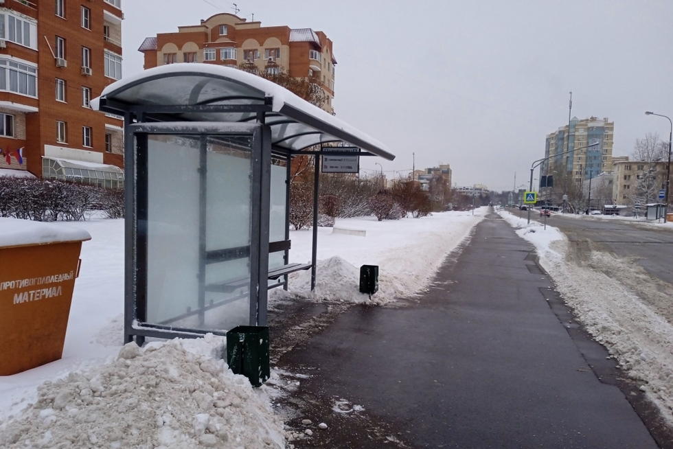 Фотография рекламного носителя, тип: Остановка 1.8x1.2, адрес: Родионовская ул., д.7, поз.2, Москва, Россия. Сторона Б №933426