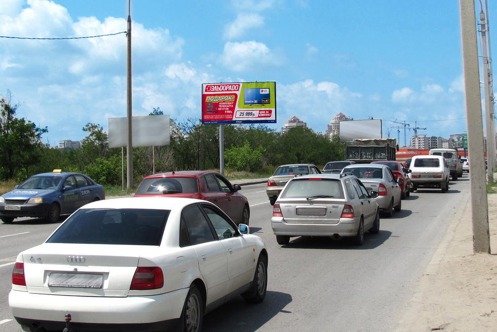 Фотография рекламного носителя, тип: Билборд 3x6, адрес: Маршала Рокоссовского ул., поз.1, Волгоград, Волгоградская область, Россия. Сторона Б №337650